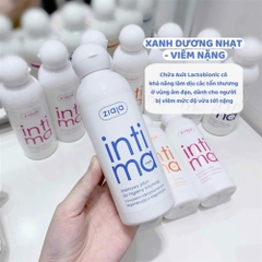 Dung dịch vệ phụ nữ kháng viêm Intima Ziaja Balan 200ml - Xanh Da Trời