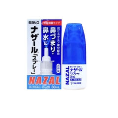Xịt mũi Sato Nazal trị nghẹt mũi, sổ mũi 30ml (Dạng xịt không mùi)