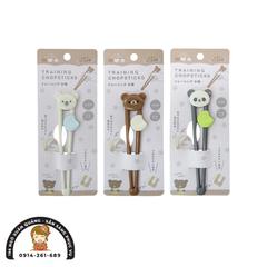 Đũa nhựa tập ăn cho bé (hình gấu)