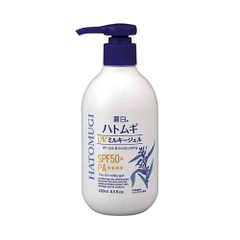 Sữa dưỡng chống nắng trắng da Hatomugi ý dĩ 250ml SPF50+