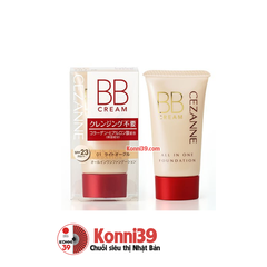 Kem nền Cezanne BB Cream 5in1 (vừa dưỡng vừa nền) tuýp 40g (02 Ochre)