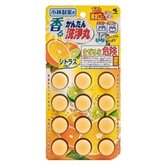 Viên thông tắc đường ống, bồn cầu Kobayashi vỉ 12 viên (Hương chanh)