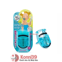 Kẹp mi Kai thân nhựa uốn mi cong Eyelash Curler (2 màu) (Xanh ngọc)