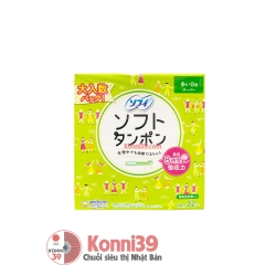 Tampon Unicharm Charm Soft hộp 32 chiếc (Màu xanh lá - ngày nhiều)