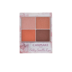 Phấn mắt Canmake Silky Souffle Eyes 4 ô mịn lì - 07 Tone Cam đào