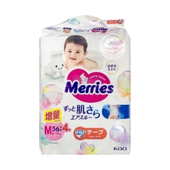 Bỉm Merries cộng miếng dán M56+4