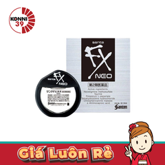 Nước nhỏ mắt Santen Fx Neo làm sạch mắt, tránh viêm, khỏe mắt 12ml (đen)