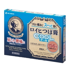 Cao dán huyệt, trị đau nhức Roihi-Tsuboko COOL 156 miếng (mát lạnh, dịu cơn đau nhanh chóng)