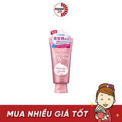 Sữa rửa mặt Senka Perfect Whip bổ sung collagen (màu hồng) 120g