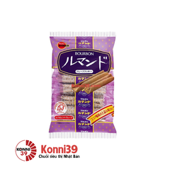 Bánh xốp phủ socola Bourbon Lumonde vị kem Rollita