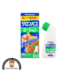 Lăn xoa bóp SALONPAS Hisamitsu 85ml hỗ trợ giảm sưng, đau, giữ ấm cơ thể