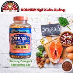Viên uống dầu cá hồi Pure Alaska Omega3 450 viên