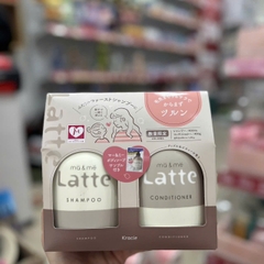 Set gội xả Kracie Ma & Me Latte (dùng được cho hai mẹ con) 400ml - dưỡng ẩm