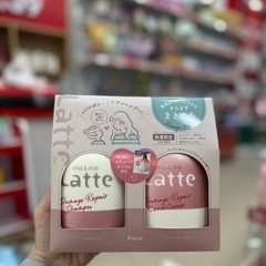 Set gội xả Kracie Ma & Me Latte (dùng được cho hai mẹ con) 400ml - phục hồi