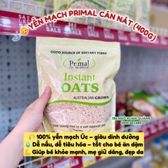Yến mạch Primal ăn liền cán nát 400g