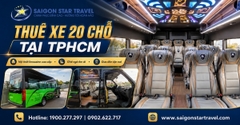 Thuê Xe Du Lịch 20 Chỗ Tại TpHCM: Hạng Phổ Thông, Có Tài Xế