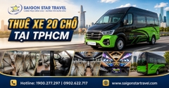 Thuê Xe Du Lịch 20 Chỗ Tại TpHCM: Hạng Phổ Thông, Có Tài Xế