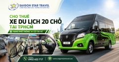 Thuê Xe Du Lịch 20 Chỗ Tại TpHCM: Hạng Phổ Thông, Có Tài Xế