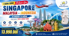 Tour Singapore Malaysia Indonesia 6N5Đ Từ TpHCM - 1 Hành Trình 3 Quốc Gia