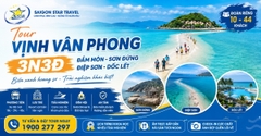 Tour Vịnh Vân Phong 3 Ngày 3 Đêm Từ TpHCM - Đầm Môn, Sơn Đừng, Điệp Sơn, Dốc Lết