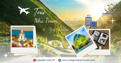 Tour Nha Trang Đà Lạt 4 Ngày 3 Đêm Trọn Gói Bay Từ TpHCM/Hà Nội | Đón Cam Ranh Nha Trang