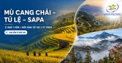 Tour Mù Cang Chải - Tú Lệ - Sapa 3 Ngày 3 Đêm Từ TpHCM | Bao Vé Máy Bay