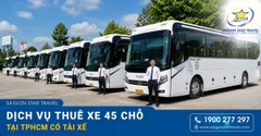 Thuê Xe 45 Chỗ Tại TpHCM Có Tài Xế, Bảng Giá Mới 2026