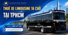Thuê Xe Limousine 16 Chỗ Tại TpHCM Có Tài Xế