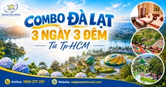 Combo Đà Lạt 3 Ngày 3 Đêm Giá Rẻ | Trọn Gói Vé Xe – Khách Sạn