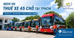 Thuê Xe 45 Chỗ Tại TpHCM Có Tài Xế, Bảng Giá Mới 2026