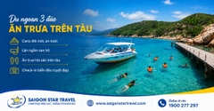 Tour Nha Trang 4 Ngày 3 Đêm Nhập Đoàn Trưa, Đi Xe - Tàu - Máy Bay