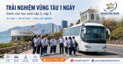 Tour Học Sinh Vũng Tàu 1 Ngày: Bảo Tàng - Bạch Dinh - Trải Nghiệm Biển Cho THCS, THPT
