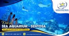 Tour Singapore 4 Ngày 3 Đêm Từ TpHCM: Merlion Park, Gardens By The Bay, Sentosa, SEA Aquarium