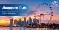 Tour Singapore 5 Ngày 4 Đêm Từ TpHCM - Gardens by the Bay, Sentosa, Marina Bay
