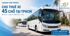 Thuê Xe 45 Chỗ Tại TpHCM Có Tài Xế, Bảng Giá Mới 2026