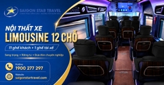Thuê Xe Limousine 12 Chỗ Tại TpHCM - 11 Ghế Khách, Xe Sang Có Tài Xế