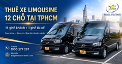 Thuê Xe Limousine 12 Chỗ Tại TpHCM - 11 Ghế Khách, Xe Sang Có Tài Xế