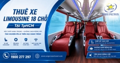 Thuê Xe Limousine 18 Chỗ Tại TpHCM Có Tài Xế | Saigon Star Travel