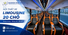 Thuê Xe Limousine 20 Chỗ Tại TpHCM Có Tài Xế | Saigon Star Travel