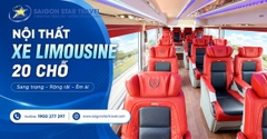 Thuê Xe Limousine 20 Chỗ Tại TpHCM Có Tài Xế | Saigon Star Travel