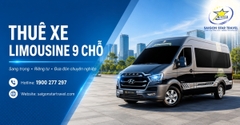 Thuê Xe Limousine 9 Chỗ Tại TpHCM - Xe Sang, Riêng Tư, Có Tài Xế