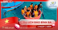 Tour Bình Ba - Vĩnh Hy 2N2Đ Lễ 30/4 Từ TpHCM | Xe Giường Nằm, Tiệc BBQ Tôm Hùm