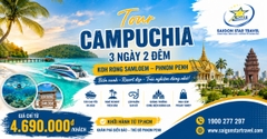 Tour Campuchia Koh Rong Samloem - Phnom Penh 3 Ngày 2 Đêm Từ TpHCM