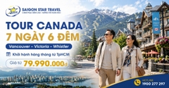 Tour Canada 7 Ngày 6 Đêm Từ TpHCM: Vancouver - Victoria - Whistler