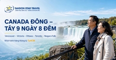 Tour Canada 9 Ngày 8 Đêm: Vancouver - Victoria - Ottawa - Toronto - Niagara Falls