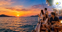 Tour Câu Mực Đêm Phú Quốc - Ngắm Hoàng Hôn & Ăn Tối Trên Tàu