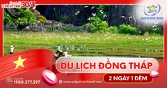 Tour Đồng Tháp Lễ 30/4 2 Ngày 1 Đêm: Khám Phá Xứ Sen Hồng