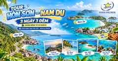 Tour Hòn Sơn Nam Du 3 Ngày 3 Đêm | Khám Phá Thiên Đường Biển Tây Nam Hoang Sơ