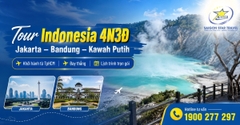 Tour Indonesia 4 Ngày 3 Đêm: Jakarta - Bandung - Kawah Putih