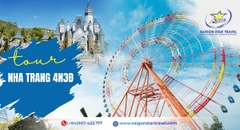 Tour Nha Trang 4 Ngày 3 Đêm Trọn Gói | Nhập Đoàn Trưa Đối Với Khách Đi Xe, Đi Tàu, Đi Máy Bay | VinWonders, Du Ngoạn Đảo, Tắm Bùn